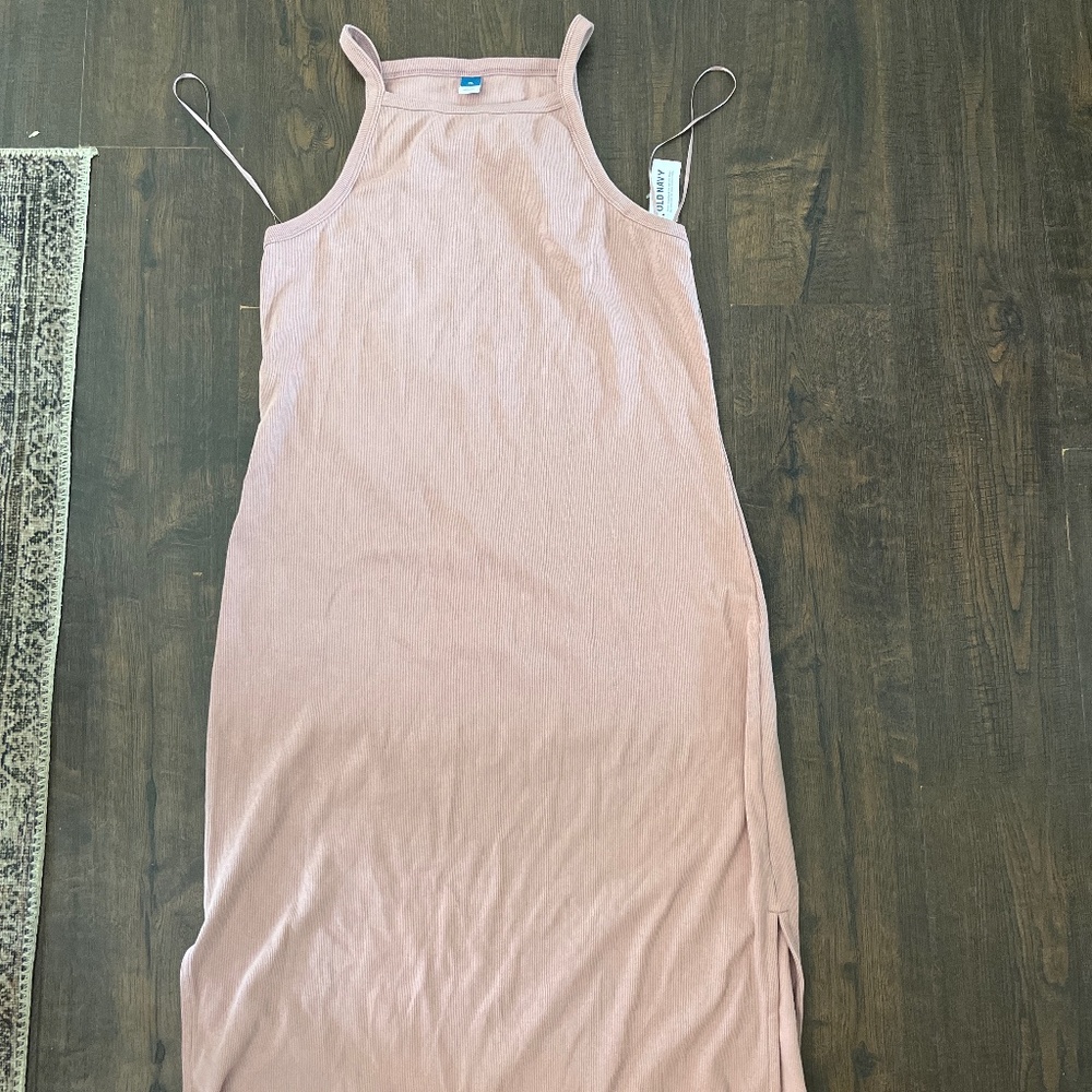 NWT Mauve old navy midi dress XL